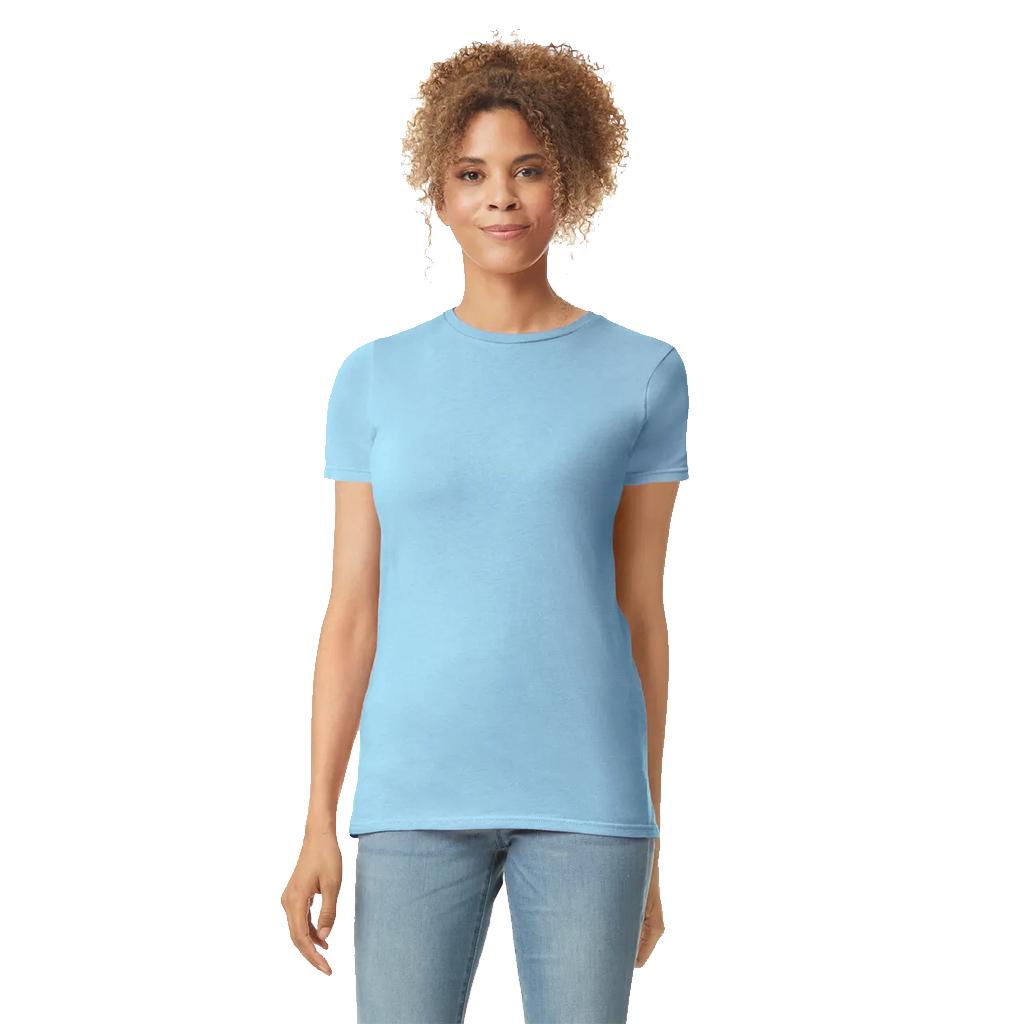 Playera para Dama, Cuello Redondo, 64000L - Mínimo de Orden 12pzs. - Image 3